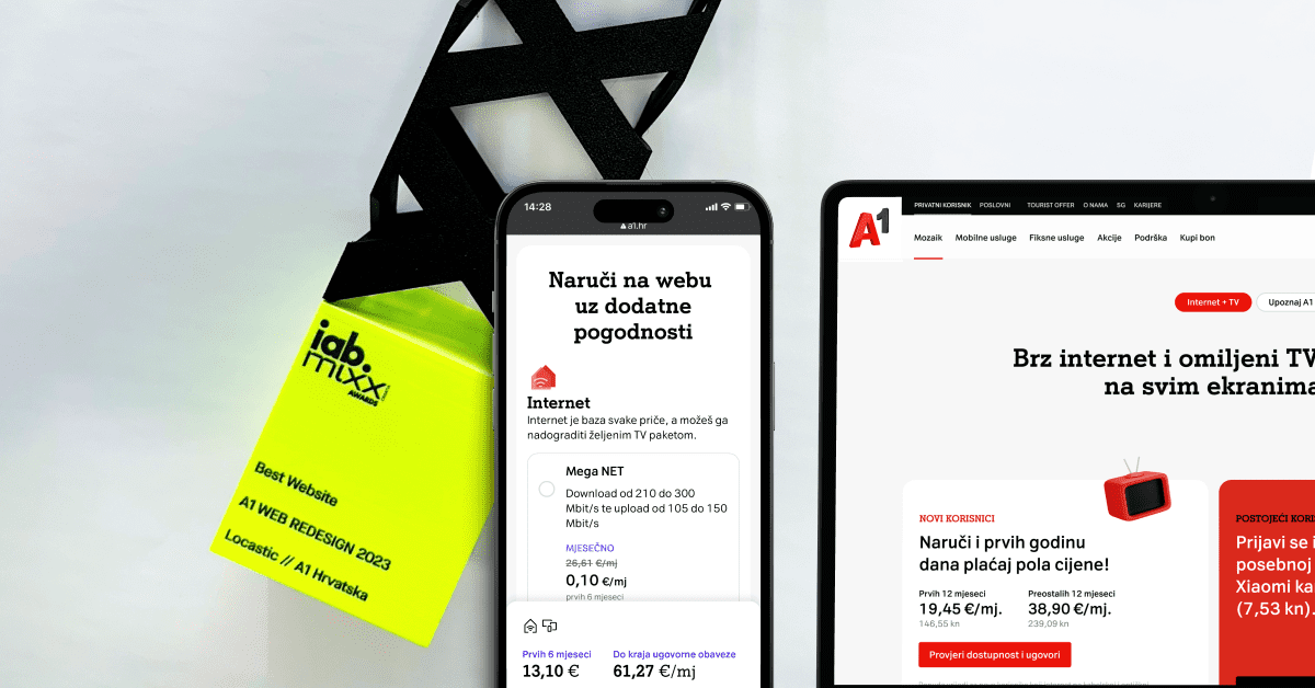 We won the award for the best website! | Locastic